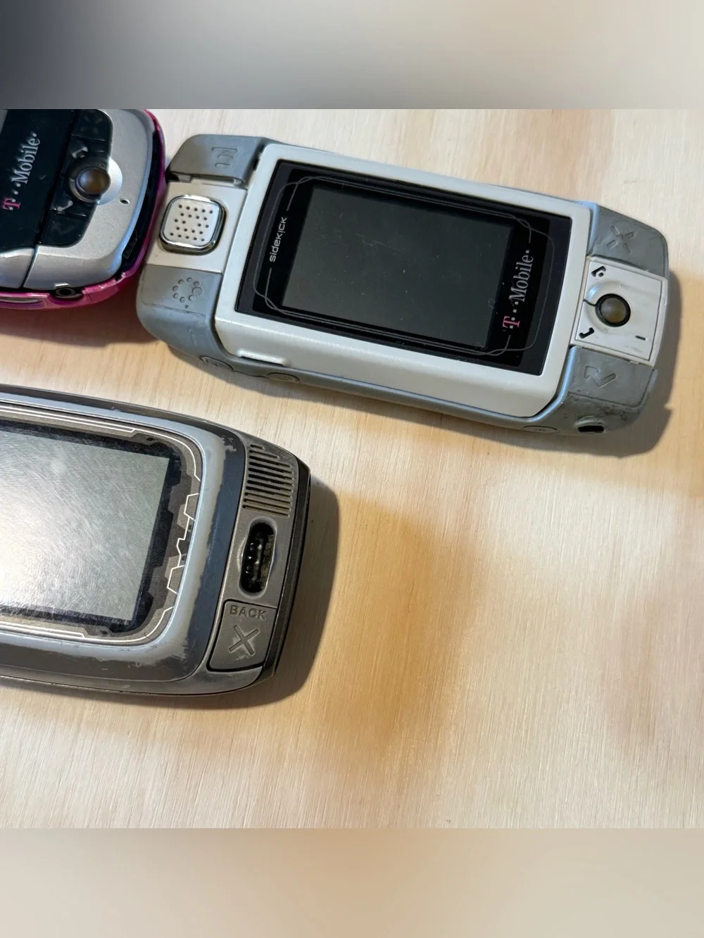 3-T-Mobile Sidekick PV150/200/HT-G01011 Gray “UNTESTED”No-Charger Read Info Blw